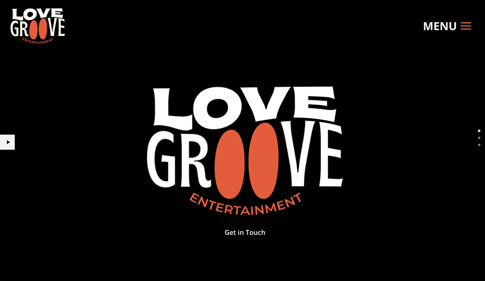 Love Groove Entertainment's Website